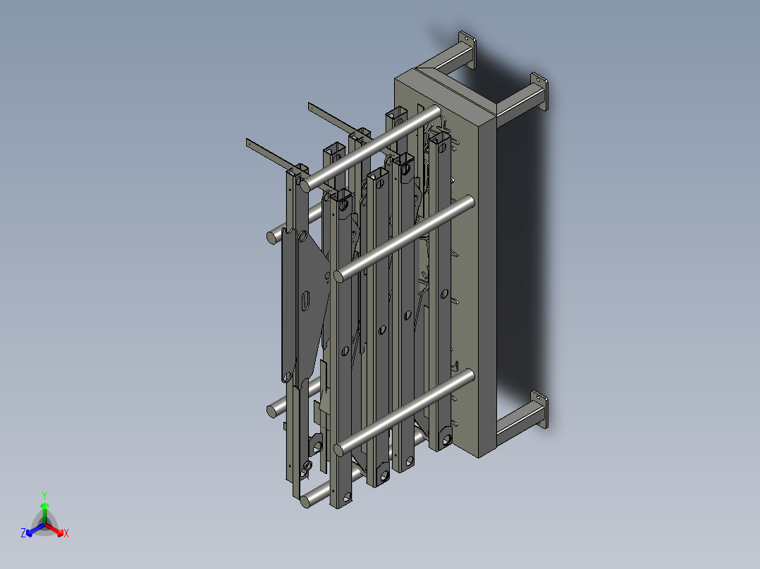 臂架点焊备料托盘v4051主视图
