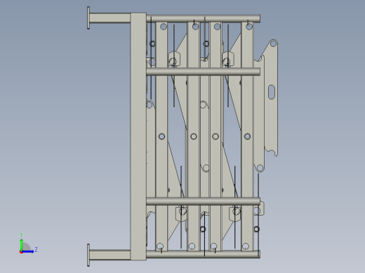 臂架点焊备料托盘v4051左视缩略图