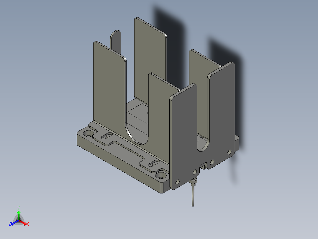XM-03-01上料盒组件主视图