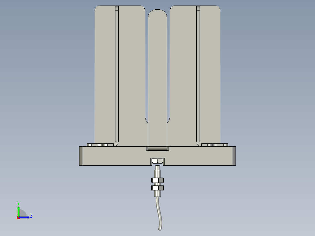 XM-03-01上料盒组件左视图