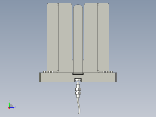 XM-03-01上料盒组件左视缩略图
