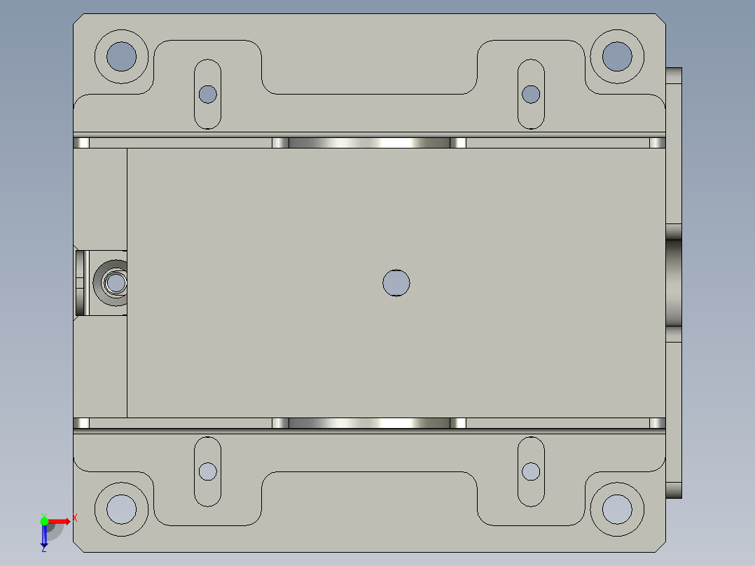 XM-03-01上料盒组件俯视图