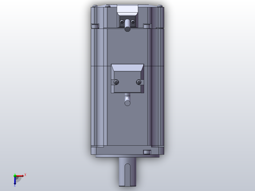 750W 松下伺服电机俯视图
