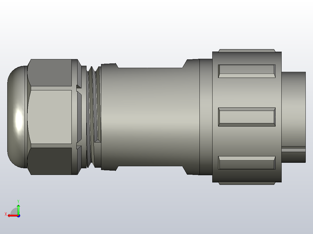 威浦连接器sp2110-p3-3后视图