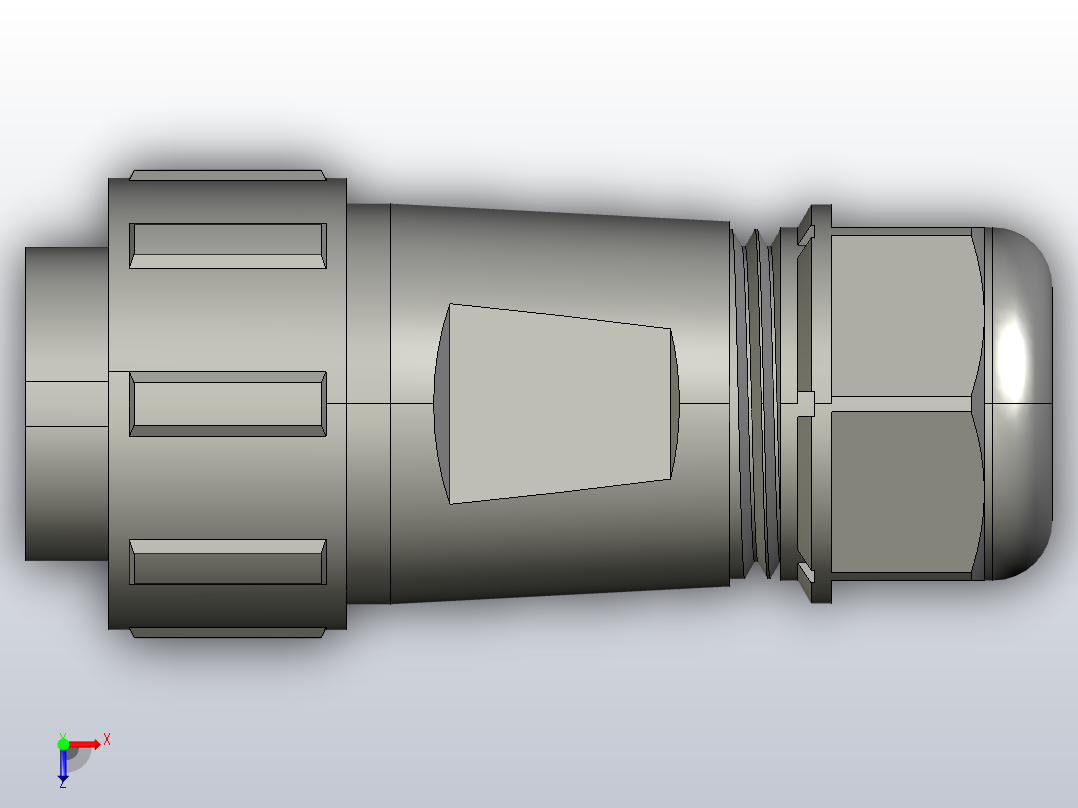 威浦连接器sp2110-p3-3俯视图