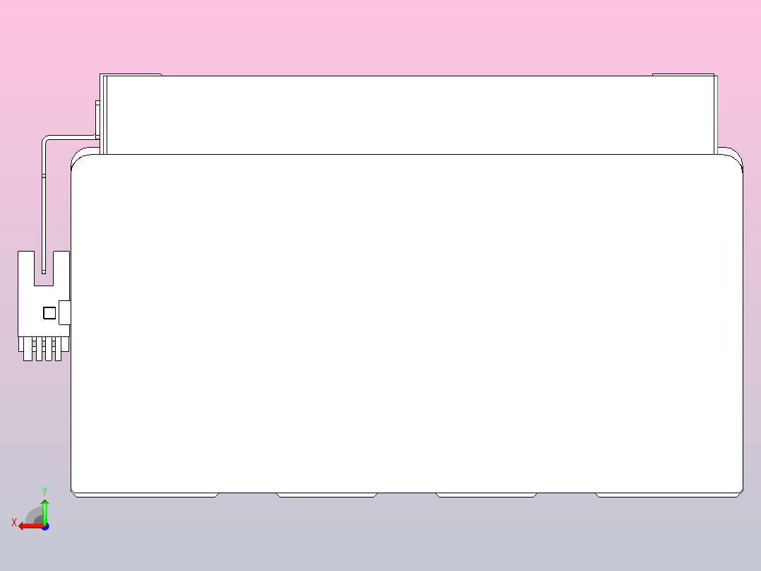 滚珠丝杠直线轴带导轨全封闭TPA-HCR-175D-2510C-L350-M-C-P75-N3后视图