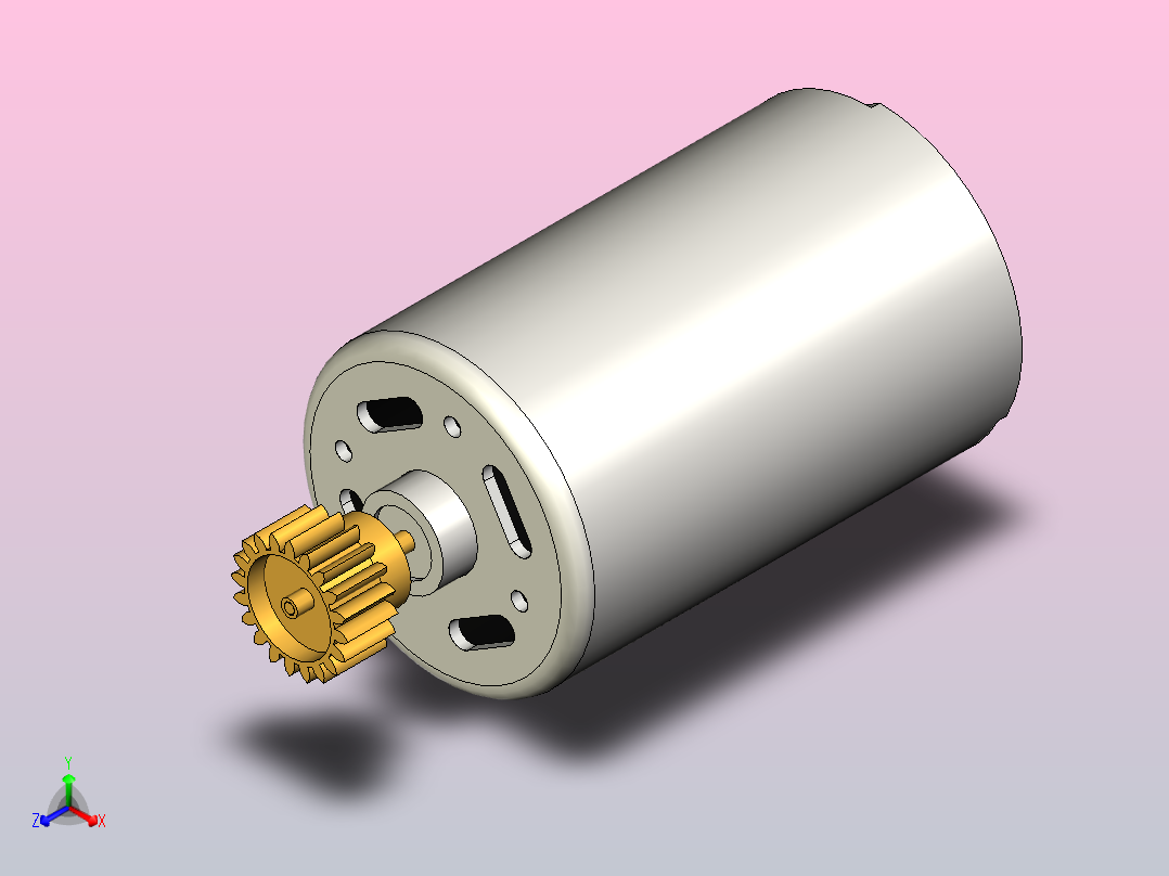 1-18 RC电机主视图