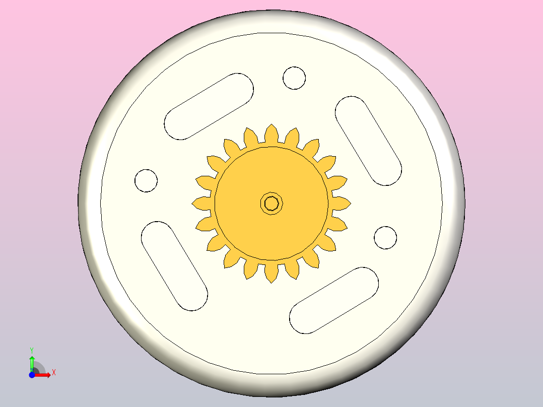 1-18 RC电机前视图
