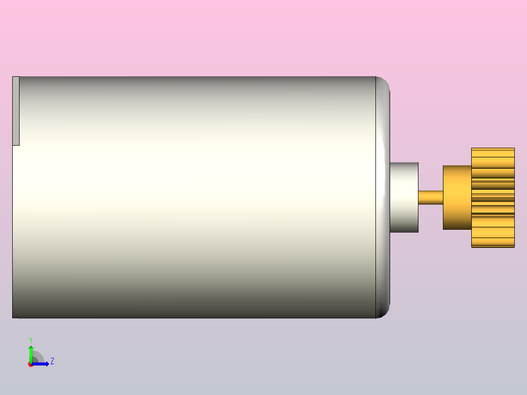 1-18 RC电机左视图