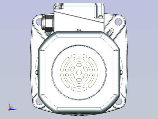 精研立式标准电机 s250v01-R左视缩略图