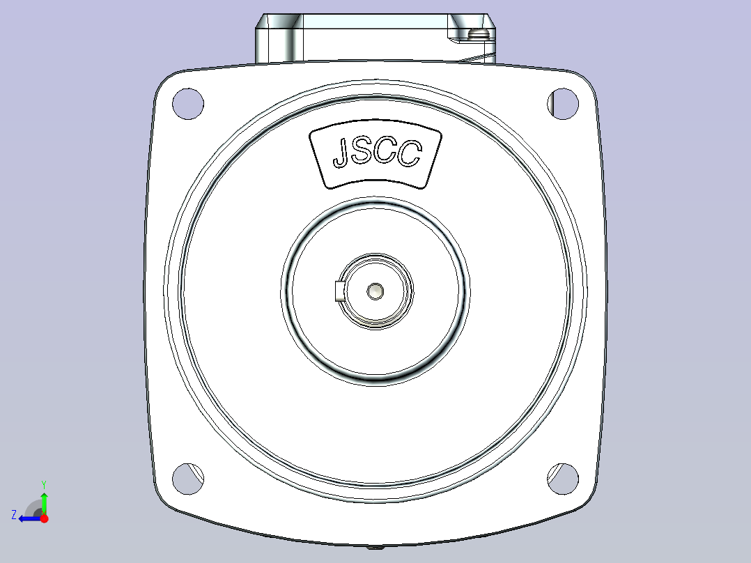 精研立式标准电机 s250v01-R右视图