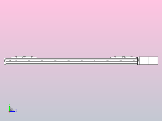 皮带直线轴双滑块型TPA-GCBS-120-P70-L275-QL-M20-N3左视缩略图