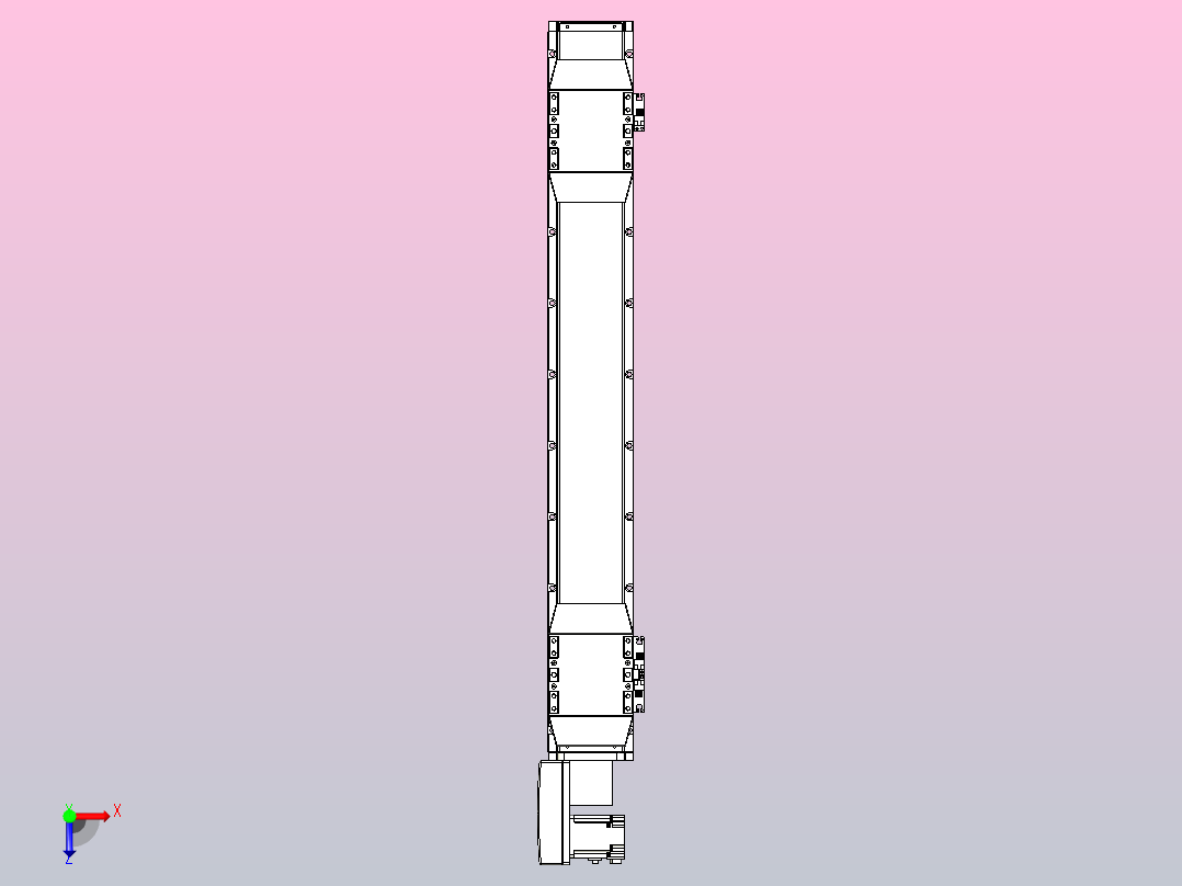皮带直线轴双滑块型TPA-GCBS-120-P70-L275-QL-M20-N3俯视图