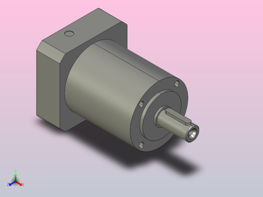 间隙减速器gearbox_gbx060005k_gbk_060_070_2_f