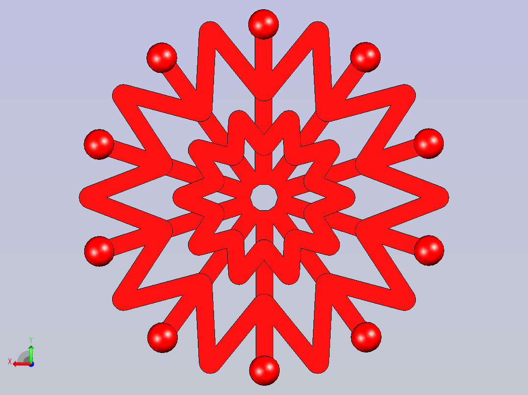 雪花3后视图