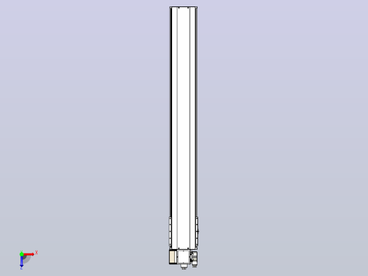 皮带直线轴半封闭可选导轨TPA-HNB-220D-176-L1550-LP-Y-P1K-N3俯视缩略图