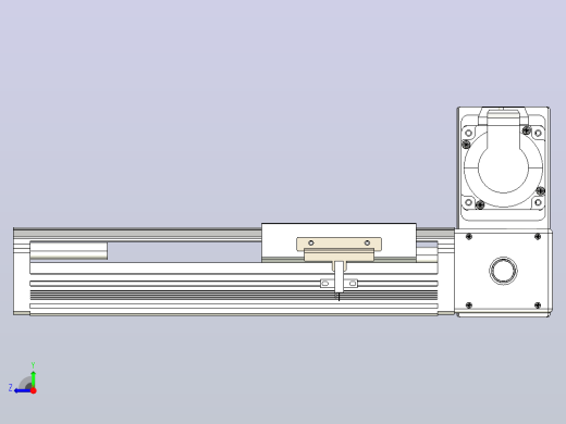 皮带直线轴半封闭可选导轨TPA-HNB-105D-90-L100-RU-C-P20-N3右视缩略图