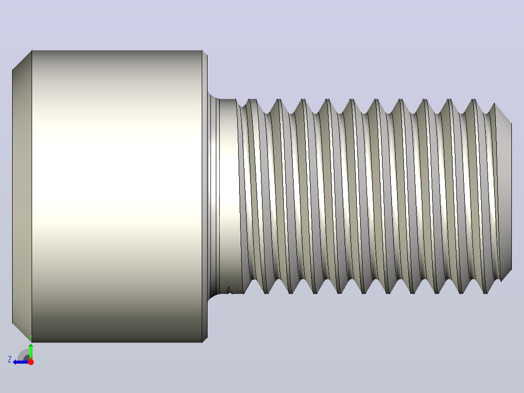 DIN_EN_ISO_4762_M16x25.ipt内六角螺钉右视图