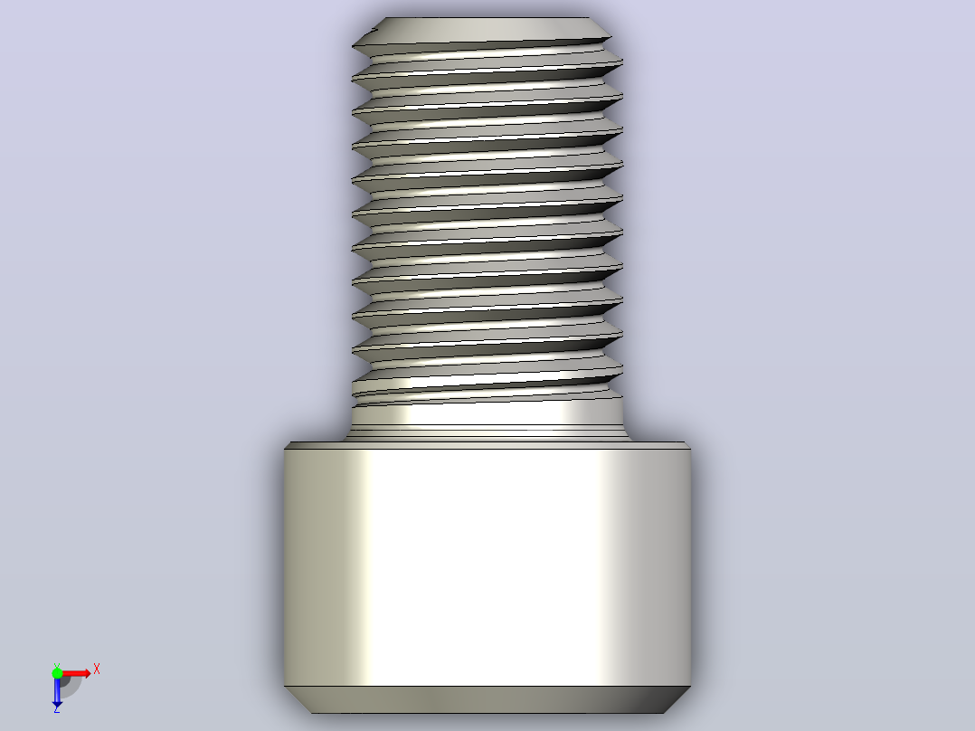 DIN_EN_ISO_4762_M16x25.ipt内六角螺钉俯视图