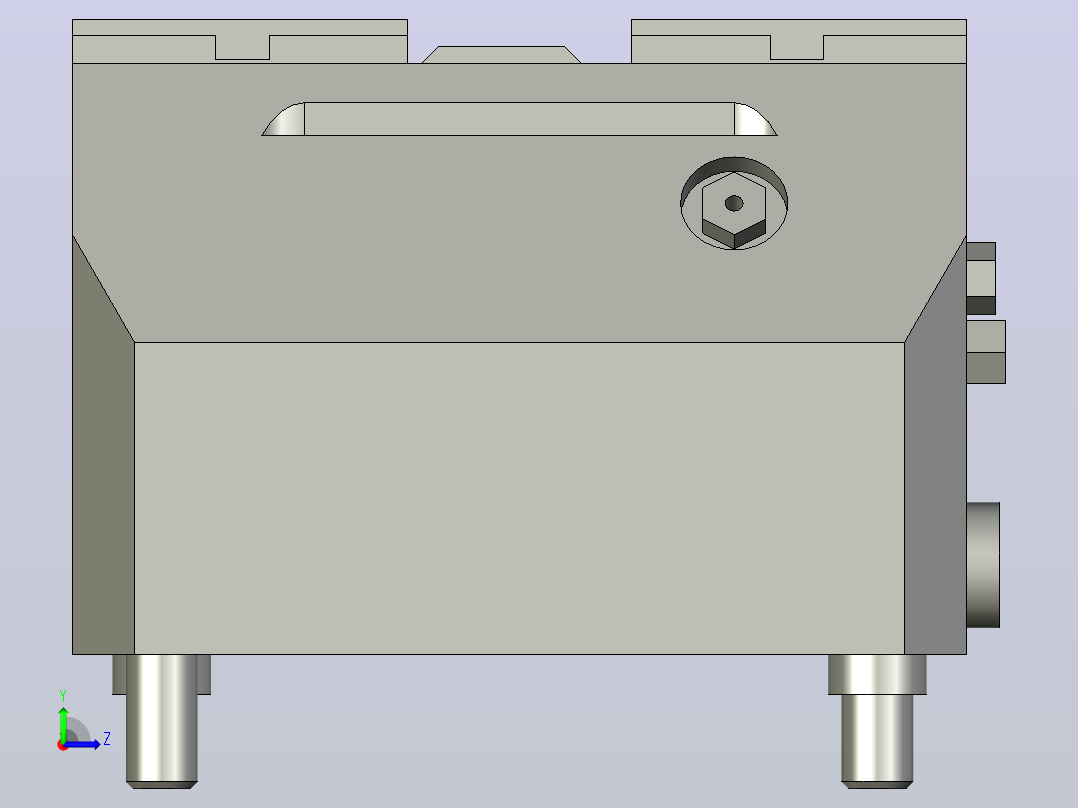 气动夹紧系统SCHUNK-0405212 KSP-F-Z plus 100, 0左视图
