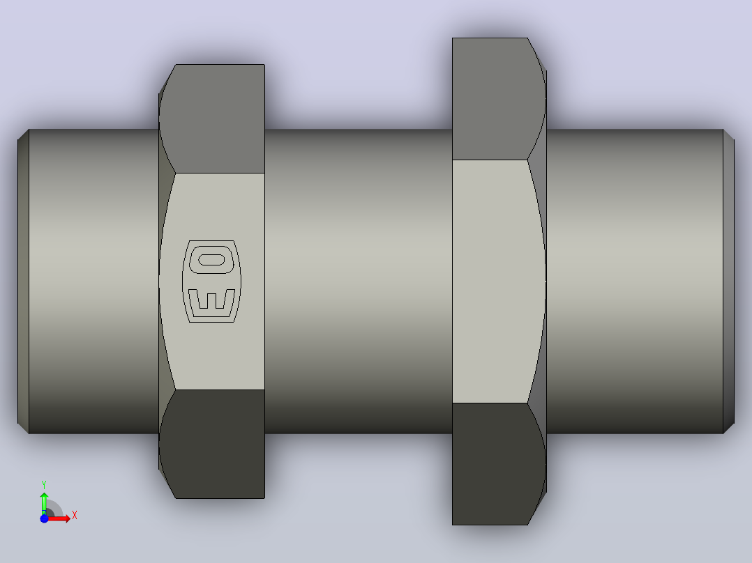 EO舱壁接头SV18LOMDCF(16).stp前视图