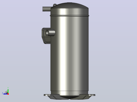 热泵专用压缩机-R410A常规机型右视缩略图