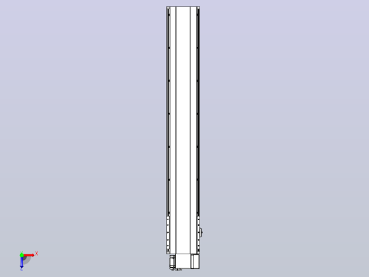 皮带直线轴半封闭可选导轨TPA-HNB-202D-140-L1150-RP-C-P75-N3俯视缩略图