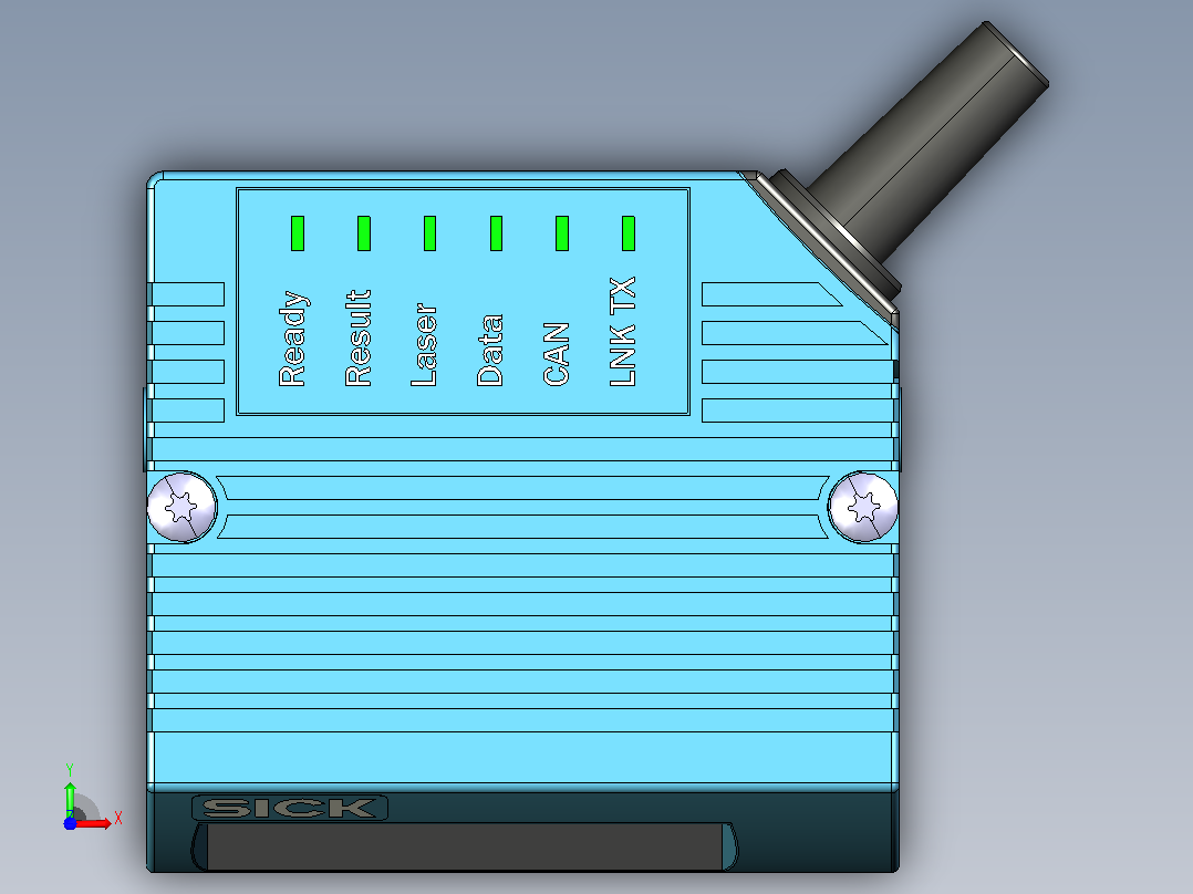 CLV620-0000条码扫描器前视图