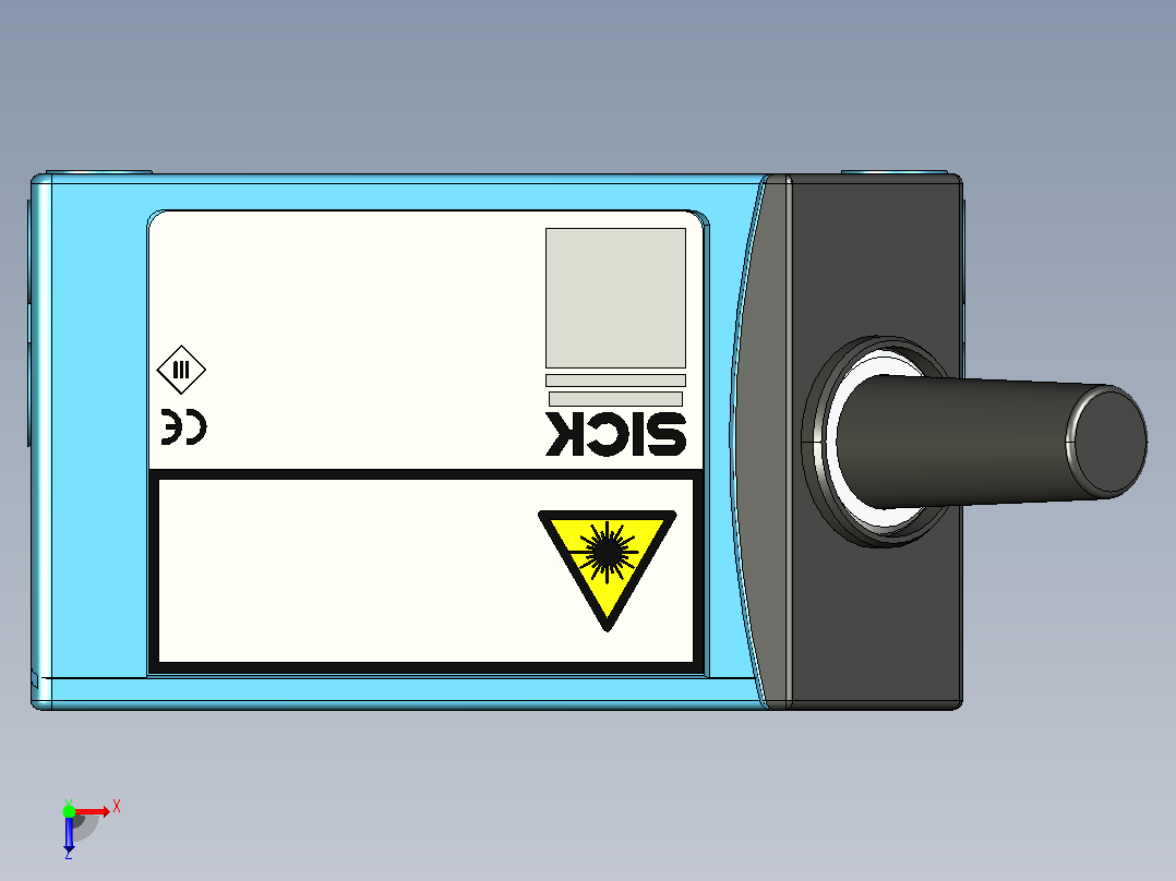 CLV620-0000条码扫描器俯视图