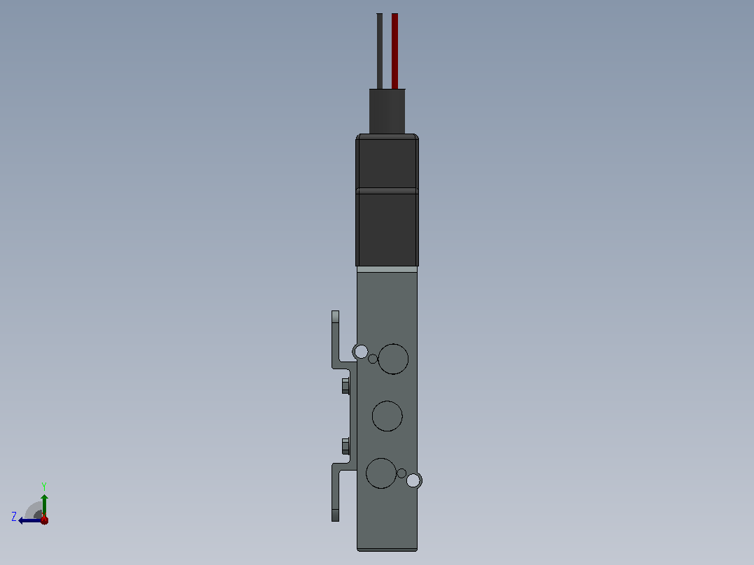 SY3120-L-C4-6 L型插座式电磁阀[SY3120-6-L-M5-N7-F2]右视图