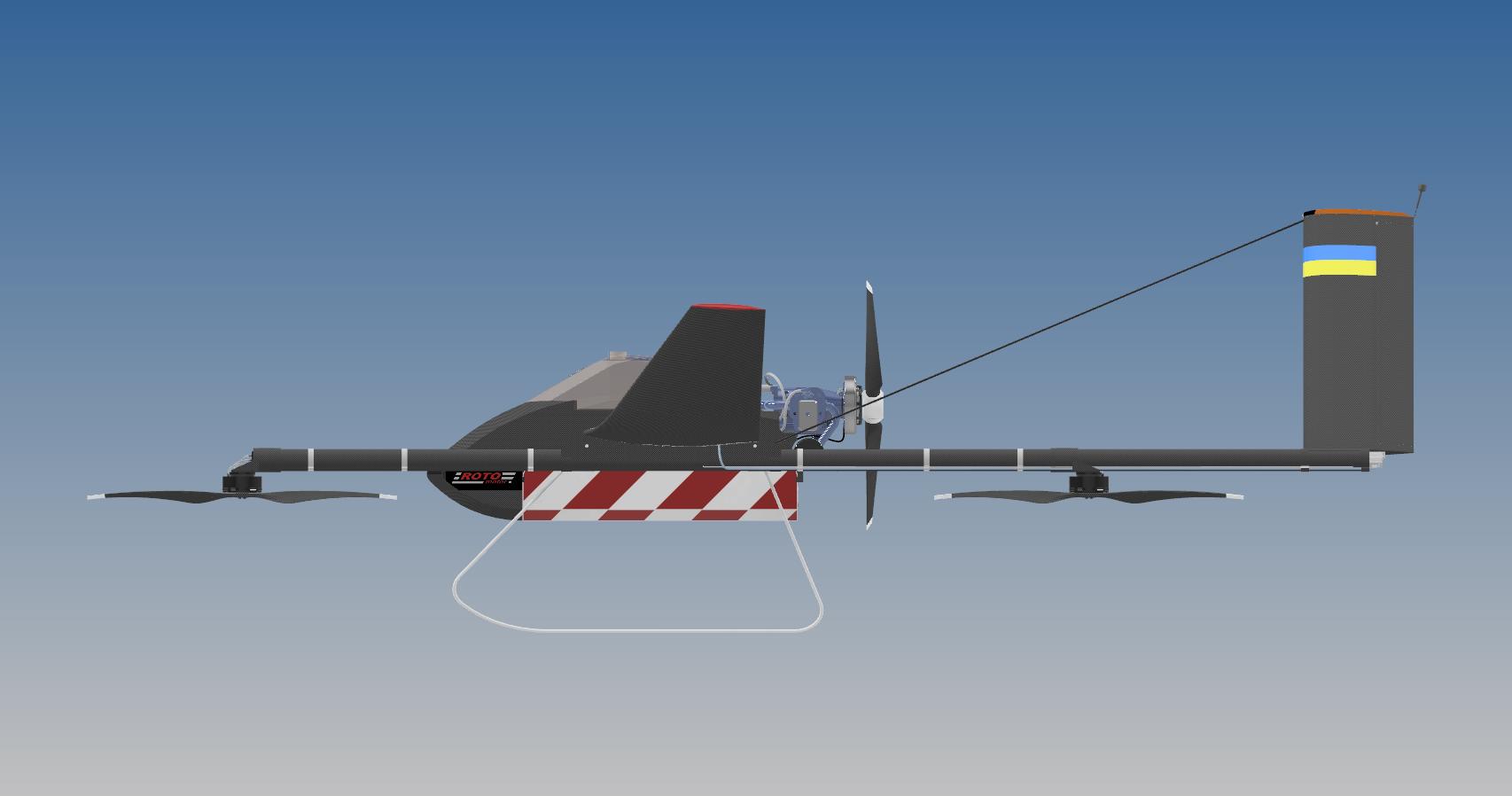 混合动力 VTOL 无人机