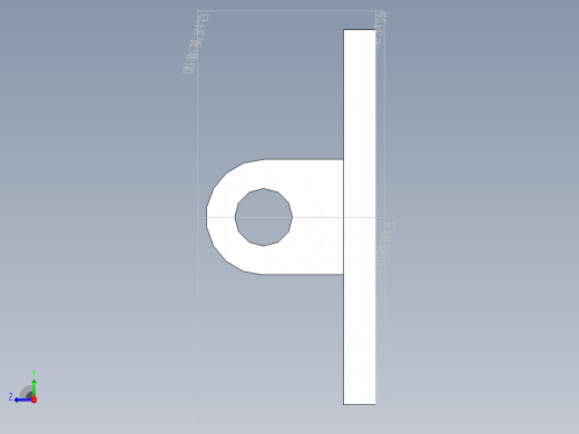 气缸附件CQ-D80双耳环右视缩略图