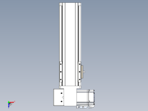 皮带直线轴半封闭可选导轨TPA-HNB-85S-90-L150-LP-C-P20-N3俯视缩略图