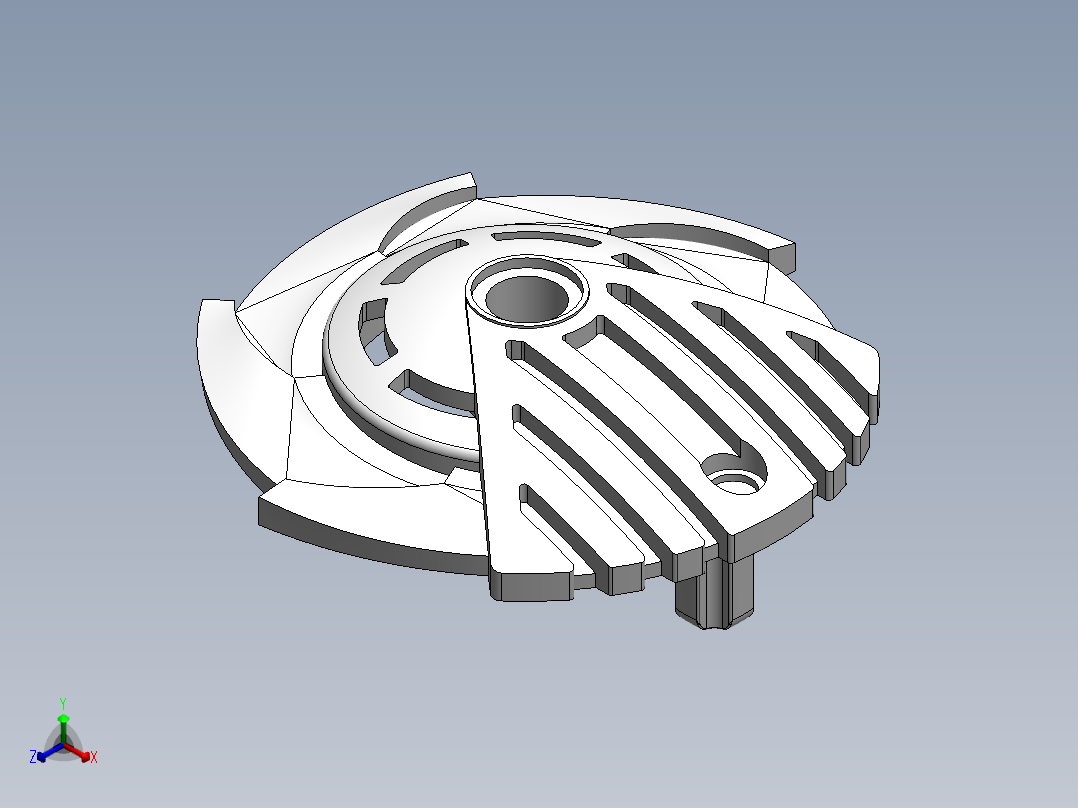 solidworks 乐高仿生圆盘锯正等轴测图