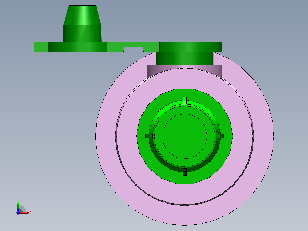 医用大塑针前视图