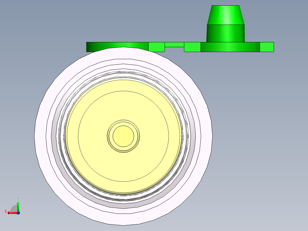 医用大塑针后视图