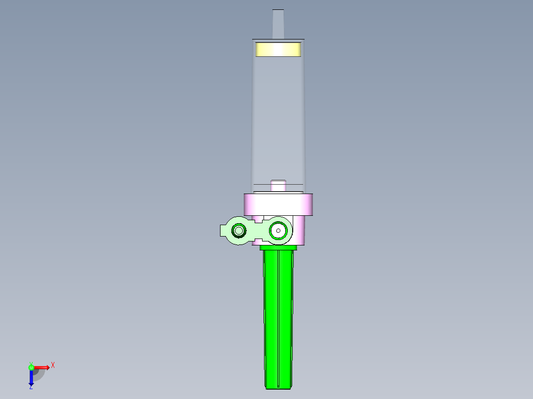 医用大塑针俯视图