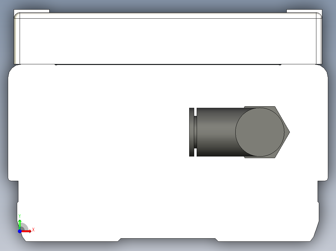 Toyo东佑达直线模组-ECH10-1000輔助軸前视图