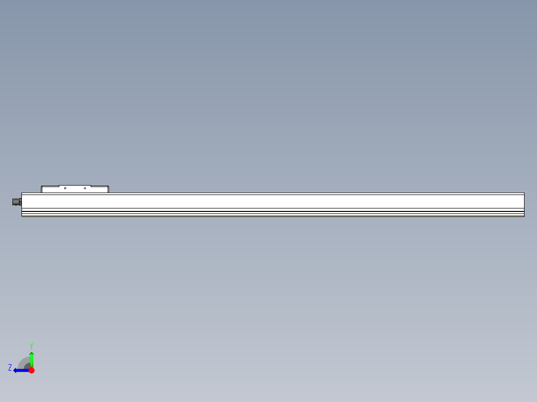 Toyo东佑达直线模组-ECH10-1000輔助軸右视图