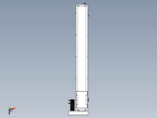 Toyo东佑达直线模组-ECH17-1150-BR-400W+煞車俯视缩略图