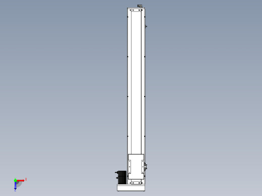 Toyo东佑达直线模组-ECH14-1050-BR-200W俯视缩略图