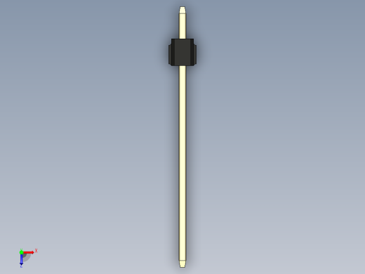 彩色公头100mil（2.54mm）系列-DS1021_black_1x01p_100mil_Type19_rev1.0俯视缩略图