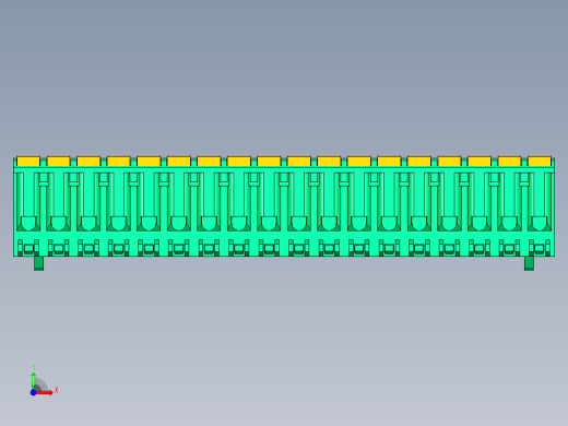 DEGSON 2EDG 系列 5.0mm 可插拔接线端子组-2EDGKDB-5.0-18P-14-00AH前视缩略图