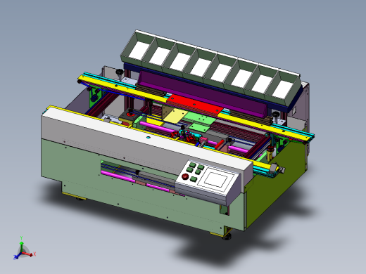 半自动电子元件插件机