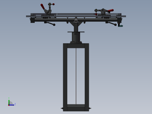 一台两轴机床左视缩略图
