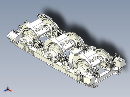 HXD3转向架和谐电力机车火车头