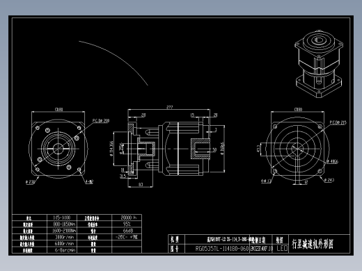 斜齿孔PGH180T-L2 35-114.3-200-M12.DXF