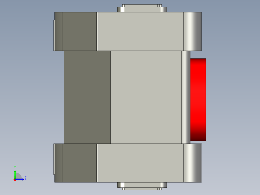 基恩士VT(3)-SW6_kc图纸模型左视缩略图