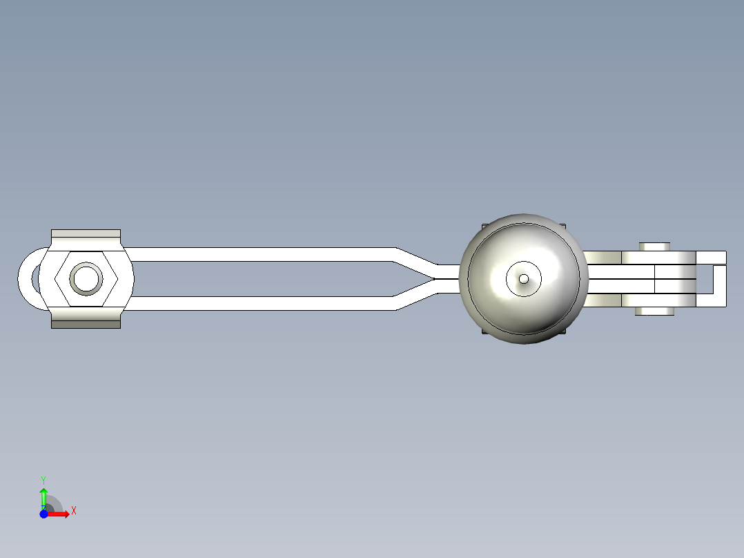 垂直式夾鉗SSP(L)-3D多系列多零件图纸模型前视图