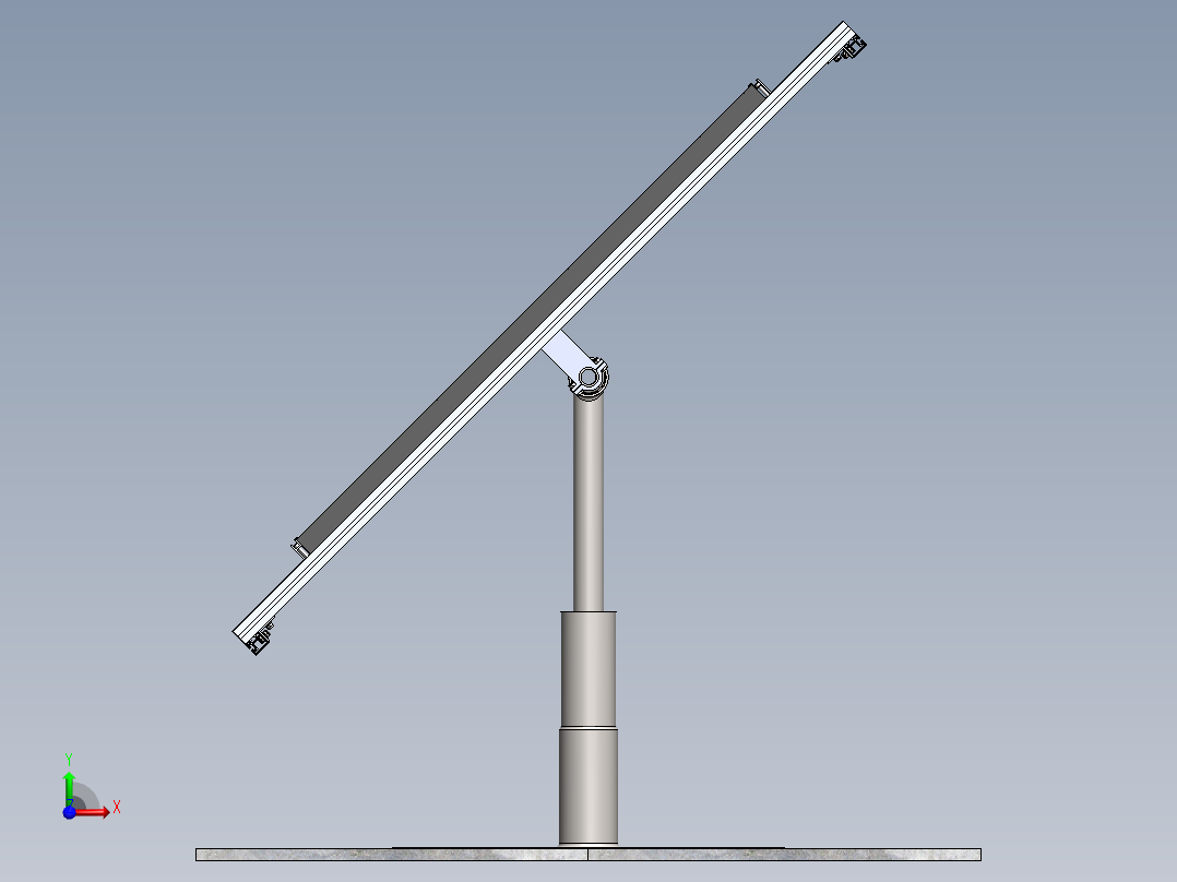 太阳能追踪器3前视图